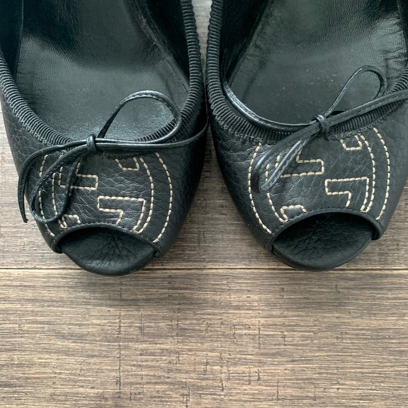 Authentic Gucci Wedge Peep Toe Shoes - Picture 8 of 8